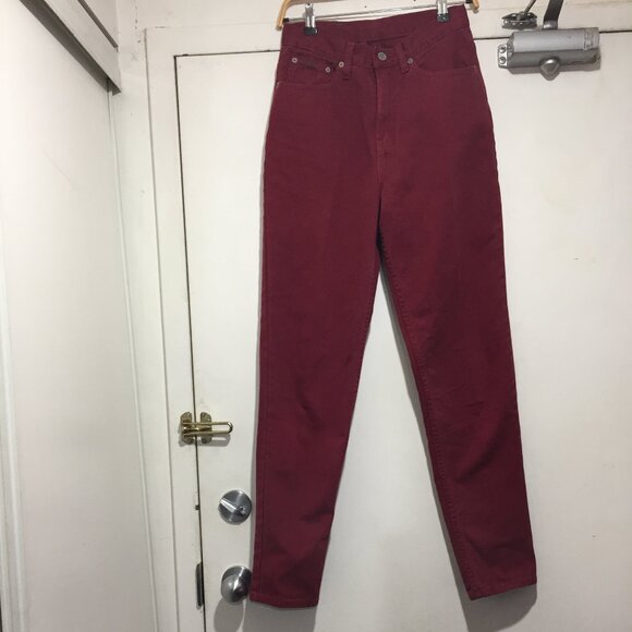 VINTAGE CALVIN KLEIN JEANS HIGH RISE JEANS SIZE 6 - Picture 3 of 12